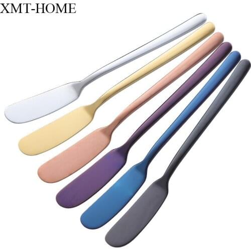XMT-HOME stainless steel butter knife jam slicer cheese cutter 1pc/6pcs