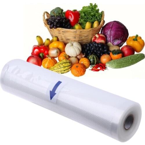 1 Roll Plastic Food Storage Bag Vacuum Sealer Food Saver Bag Kitchen Storage Organization Food Storage Plastic Bags