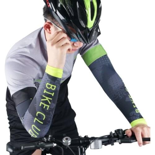 1pc Cycling Arm Sleeves Summer UV Protection Running Arm Warmer Sports Basketball Tennis Volleyball Compression Arm Sleeves