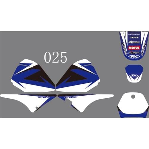 4 STYLES TEAM GRAPHICS BACKGROUNDS DECALS STICKERS FOR YAMAHA PW80 ALL YEAR