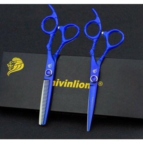 6" Stainless Steel Professional Hairdressing Scissors Salon BarberShop Scissors Cutting Scissors Thinning Shears Haircut Kit