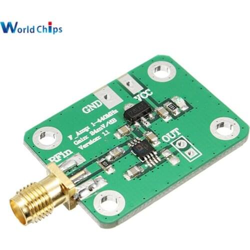 AD8310 0.1 -440MHz Gain 24mV/dB High Speed High Frequency RF Output Log Detector Power Meter RSSI Measurement Board 7-15V 12mA