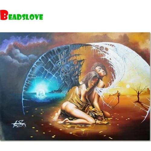 African man and woman Diamond Painting Full Square/Round drill 5d embroidery Crystal cross stitch thread stone Diamand art horse