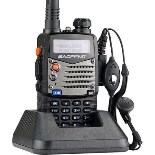 BAOFENG UV-5RA 5R-PLUS New Version 136-174/400-520MHZ Dual Band Radio+ earpiece+MOSCOW STOCK