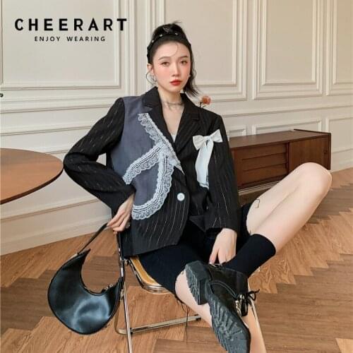 Женские пиджаки блейзеры Cheerart China At AliExpress