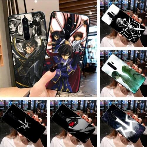 Anime Code Geass Lelouch Soft black Phone Case for Redmi Note 9 8 8T 8A 7 6 6A Go Pro Max Redmi 9 K20