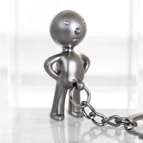 Child urinal pee key chain Keychain Keyring Key Chain Ring Key Fob Holder