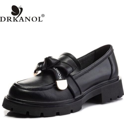 Кожаные туфли-лодочки DRKANOL China At AliExpress