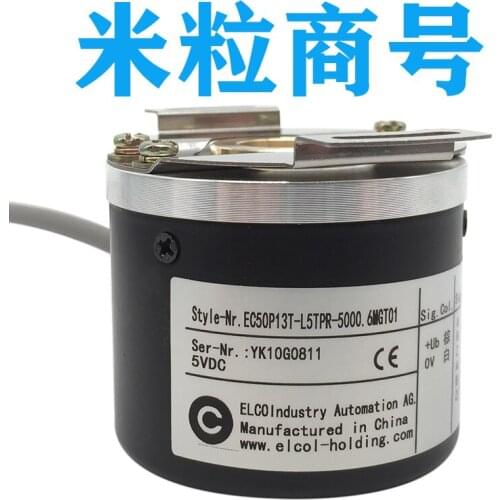 EC50P13T-L5TPR-5000.6MGT01 ELCO Taper Hole Hollow manhole Encoder 4096 1024