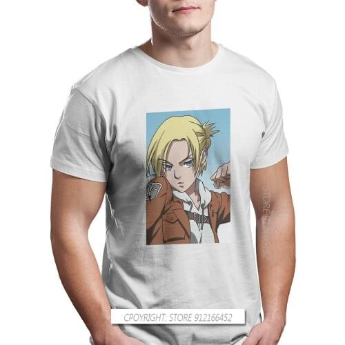 Annie Harajuku TShirt Attack On Titan Snk Eren Anime Novelty Tops Leisure T Shirt Men Gift Idea