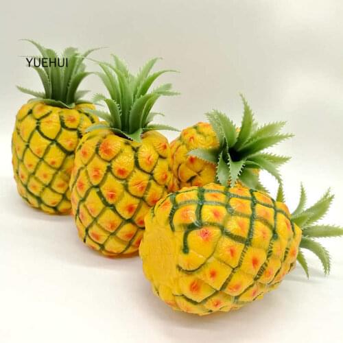 Simulated Pineapple Fruit Model DIY Fake Plastic Pineapple Window Decoration Shooting Props Home Furnishings Artificial Fruit
