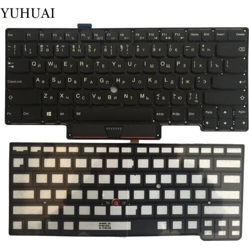 NEW Backlit Russian/Kazakhstan laptop keyboard for Thinkpad X1C 2013 X1 Carbon MT 3443 3444 3446 3448 3460 3462 3463 KZ/RU