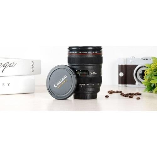 Creative Lens Emulation Camera Mug Cup Beer Cup Wine Cup Caniam SLR Camera Lens Cup 480ML