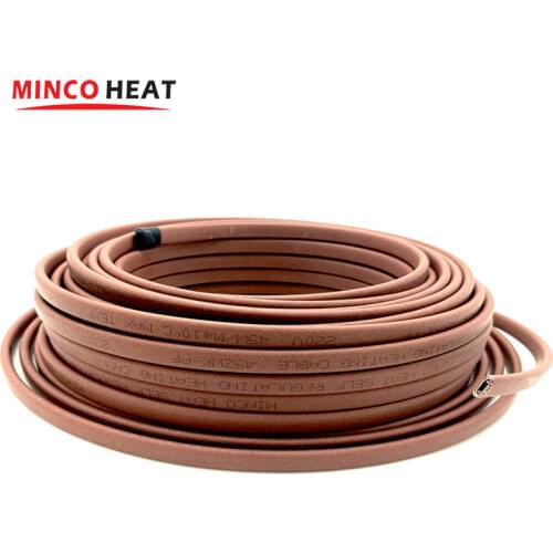 Heating Cable Heat-resistant Cable Wire 105 Degree Celsius Self-regulating Automatic Pipe 100m Heating Freeze Protect Cable