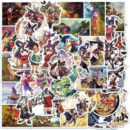 10/50PCS Game Sakuna: Of Rice and Ruin Stickers Graffiti Waterproof DIY Phone Snowboard Laptop Luggage Fridge Guitar