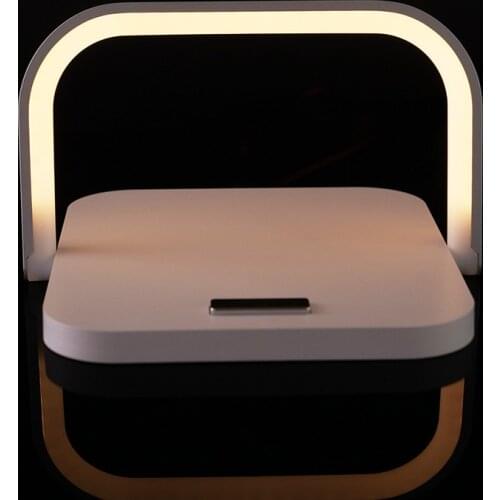 Wireless Charging Desk Lamp Led Eye Protection Desk Lamp Bedroom Desktop Mobile Phone Holder Wireless Charging Night Light
