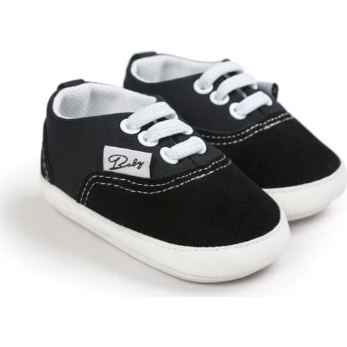 Cheap superior quality baby boys girls canvas black color infantil Shoes Casual Shoes baby first walkers 0~18 month.CX44C