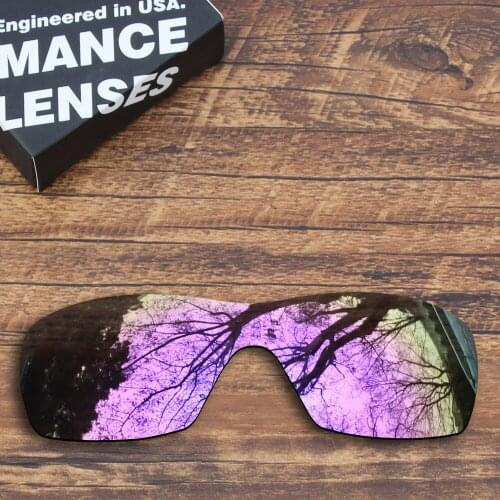 ToughAsNails Polarized Replacement Lenses for Oakley Dart Sunglasses Purple Mirrored (Lens Only)