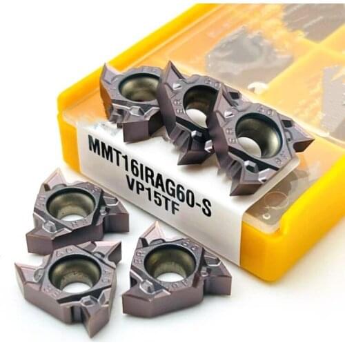 MMT16ER AG60-S VP15TF UE6020 US735 pressed thread tool carbide tool metal turning tools 16 ER 16IR AG60 cutting tool