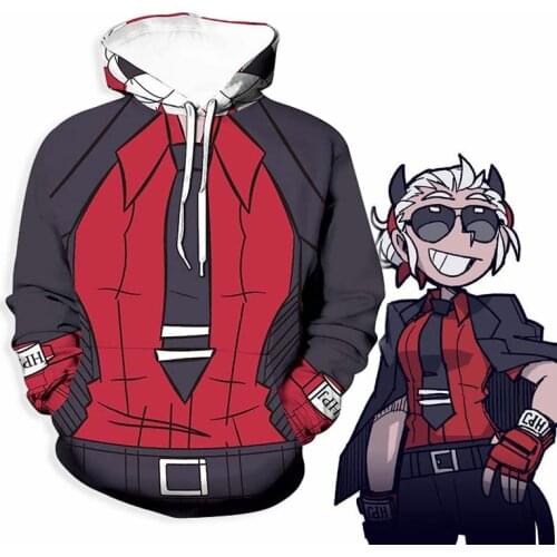 Game of Helltaker Cosplay Hoodie Justice Costume Casual Jacket Women Men Cltothes casual Hoodie