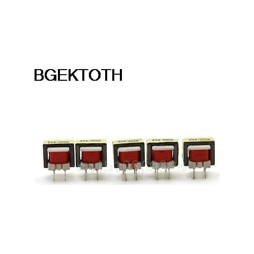 5Pcs Audio 1300 : 8 Ohm Transformer EE14 Transformateur POS Machine-transformer