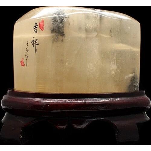 7 fold Guangxi Iceland spar calcite stone ornaments ornamental stone town house feng shui home Decoration