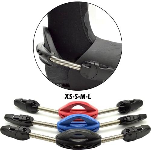 1 Pair Scuba Diving Spring Fin Diver Heel Straps Gear Stainless Steel Snorkeling Fins Quick Release Shoes Lace Diver Equipment