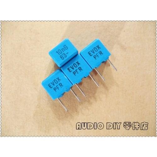 10PCS/50PCS EVOX PFR 0.01uF 63V 63v0.01uf 2% MKP high precision film capacitor 10nF 103