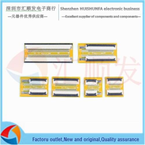 2PCS!!! FFC/FPC flexible cable 1.0MM 4P/8/10//16/20/24/34/-40P extension board flip under the cover