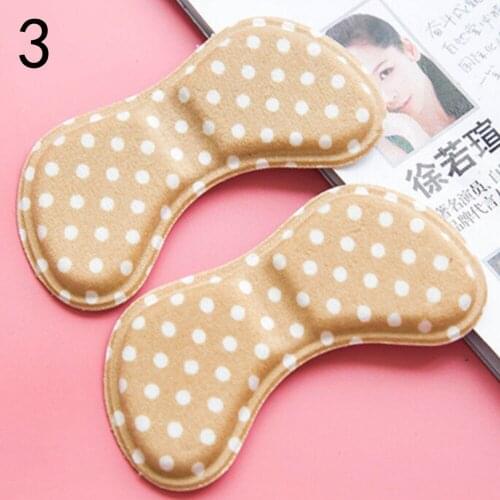 2PCS Heel Shoes Insoles Heels Rubbing Insert Unisex Shoes Insoles Anti Slip Cushion Pads Feet Care Tools Protector