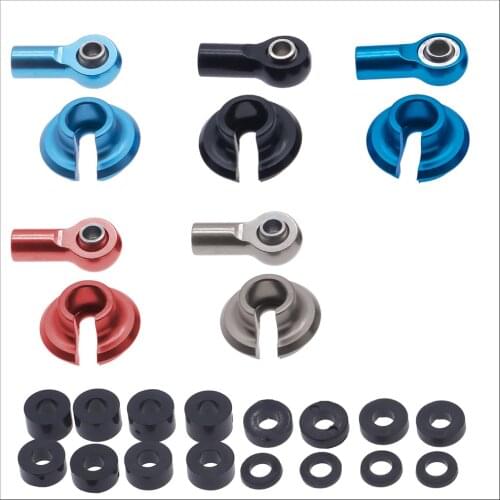 4 sets of shock absorber parts shock end spring cup spring clip for rc hobby model car 1-10 ECX 2WD series upgraded hop-up parts