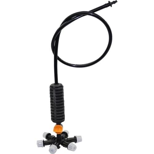 4Sets Suspension Multiple Way Atomization Misting Nozzles kits With Valve Garden Farm Industry Irrigation Humidification Sprayer