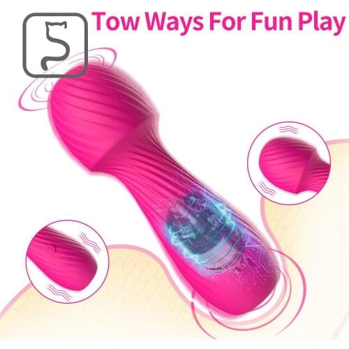 9 Speed Powerful Dildo Vibrator AV Magic Wand G-Spot Massager Sex Toy for Women Couple Clitoris Stimulator Goods for Adults 18
