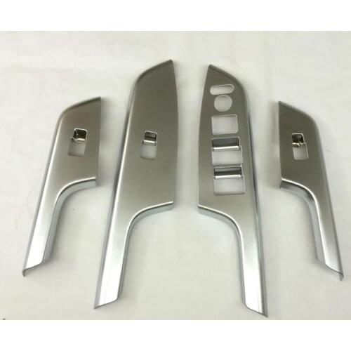 ACCESSORIES FIT FOR HONDA CR-V CRV 2012 2013 2014 2015 CHROME INTERIOR DOOR WINDOW SWITCH PANEL COVER TRIM MOLDING GARNISH MATT
