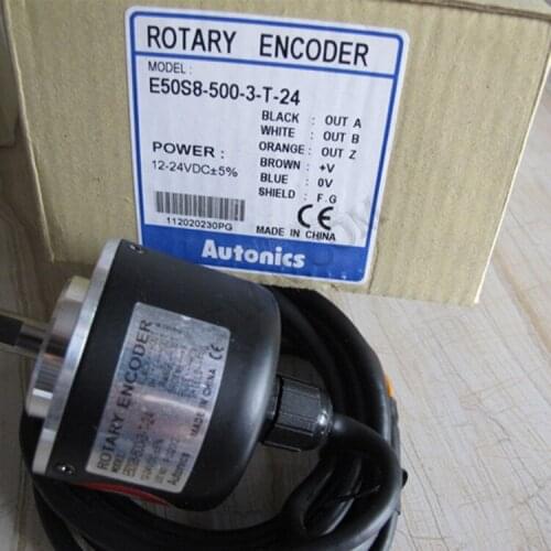 Autonics Roatry Encoder NEW in Box E50S8-500-3-T-24 Alto Knicks AUTONICS encoder E50S8 500 3 T 24, E50S8/500/3/T/24