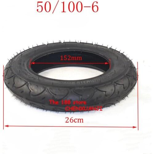 Free Shipping 50/100-6 10X2.0 WHEEL tire with good quality Inner Tube and outer tyre Electric Scooter Balancing Hoverboard Tire