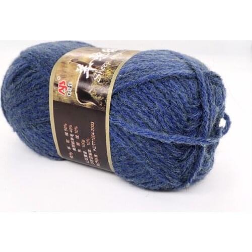 Free shipping 500g(5pcs*100g) High Quality Wool Merino Yarn For Hand Knitting Baby Scarf Sweater Thread