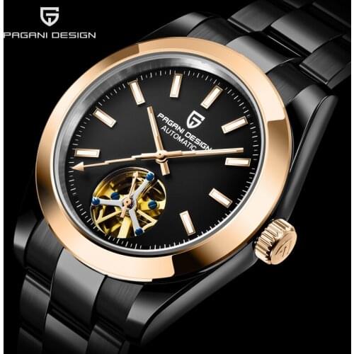 2021 New Tourbillon PAGANI DESIGN Mens Watches For Men Mechanical Automatic Top Brand Luxury Wrist Watch Mens Relogio Masculino