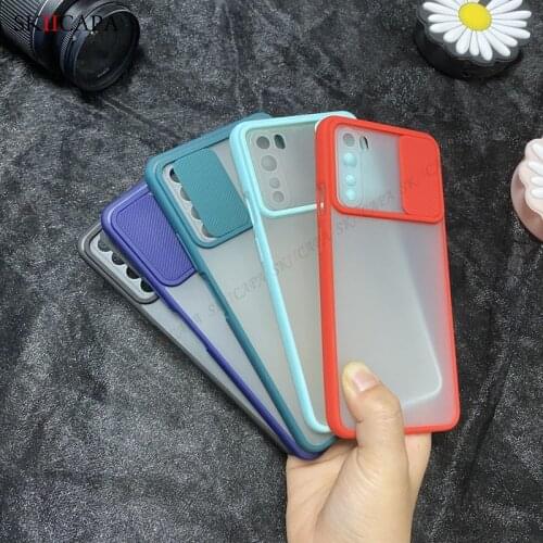 For Oneplus Nord 8T Case Push Window Lens Protect Shockproof Phone Case For One Plus 8T Nord Translucent Matte Back Cover