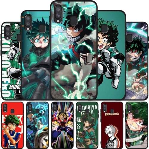 My Hero Boku No Hero Academia Black Soft Phone Case For Samsung A10 A20 A30 A40 A50 A70 A21 A31 A51 A71 A41 A32 A42 S52 A72