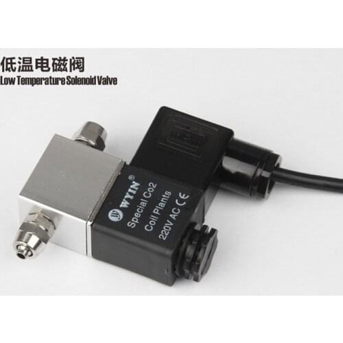 CO2-Magnetic Valve Solenoid Valve Night Time Cut Off For Aquarium 220V