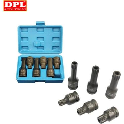 CTV M14 M16 M18 Oil Pan Drain Plug Screw Bolt Star Tamper Proof Socket Tool FOR VW AUDI