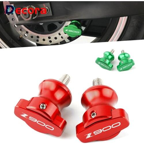 For Kawasaki Z900 Z 900 2017 2018 2019 2020 2021 CNC Motorcycle Swingarm Spools Sliders Frame Stands Screws 8MM Accessories
