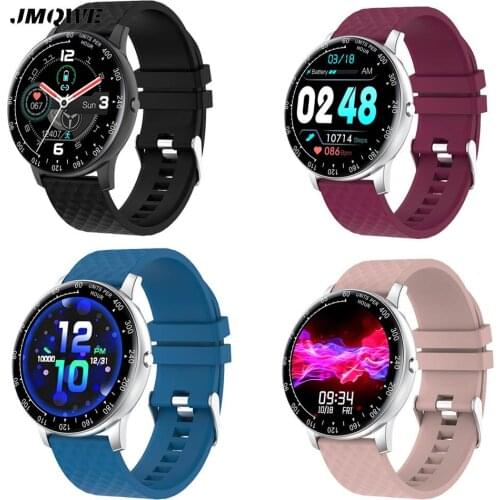 Men Women 2020 IP68 Waterproof Smart Watch Fitness Blood Pressure Bluetooth Women Smartwatch Weather Forecast for Android iOS