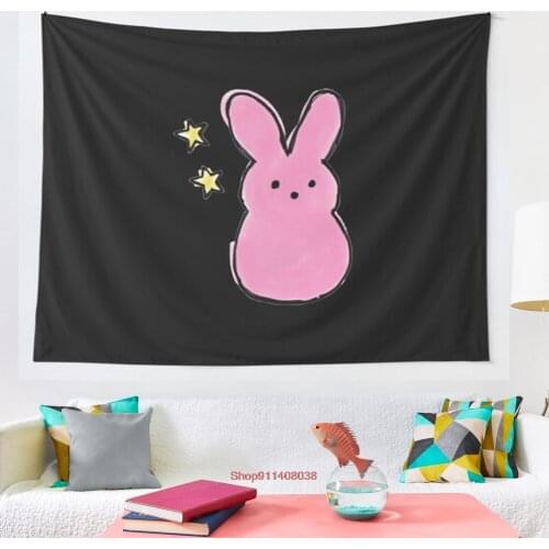 Lil peep bunny tapestry Yoga Buddha Indian Mandala Tapestry Wall Hanging Boho Decor Macrame Hippie Witchcraft