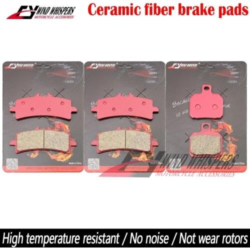 Motorcycle Ceramic Front Rear Brake Pads For Yamaha TW200 TW 200 1991-1998 ST 225 Bronco 1997 TW 225 E 2002-2003