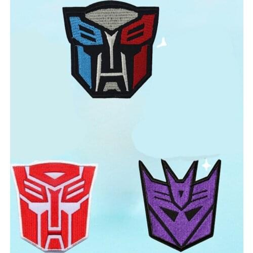 Fine Transformers Military Patches Iron On Rubber Armband Tactical Badge Personality For Backpack Hat Clothes Jacket Decor