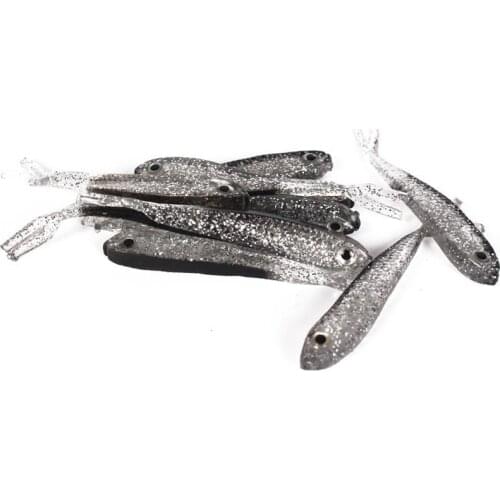 Mounchain 10pcs/Pack 7cm Soft Fishing Lure Tiddler Swimbait Artificial Bait for Freshwater Seawater