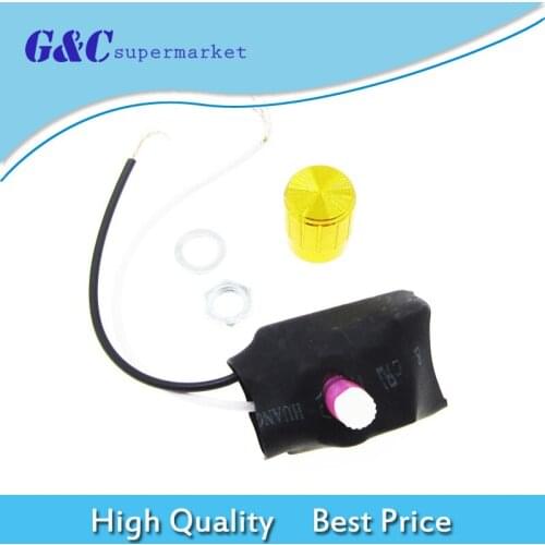 Blue Gold Tone Table Lamp Full Range Dimmer Rotary Switch 2 Way 1A New diy electronics