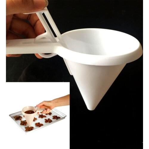 New Baking Tools Adjustable Icing Candy Funnel Chocolate Pastry Mold Batter Dispenser Cream Cookie Cupcake Pancake Muffin Funnel